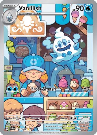 Vanillish - 190/182 (190) - [SV: Paradox Rift] Holofoil Pokemon Single Pokémon