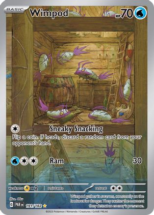 Wimpod - 191/182 Holofoil [SV: Paradox Rift] Pokemon Single Pokémon
