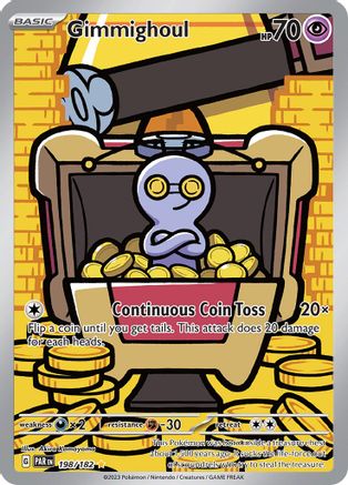 Gimmighoul 198/182 Holofoil [SV: Paradox Rift] Pokemon Single Pokémon