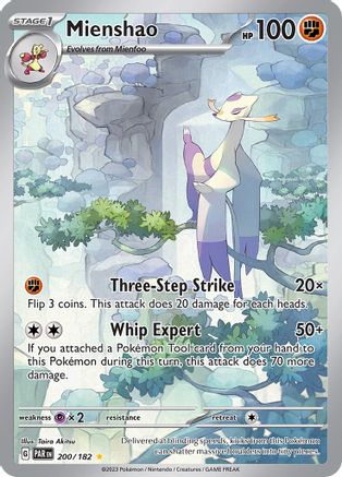 Mienshao - 200/182 Holofoil [SV: Paradox Rift] Pokemon Single Pokémon