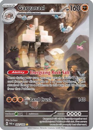 Garganacl - 202/182 Holofoil [SV: Paradox Rift] Pokemon Single Pokémon