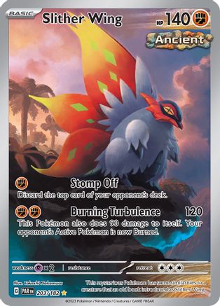 Slither Wing - 203/182 Holofoil [SV: Paradox Rift] Pokemon Single Pokémon