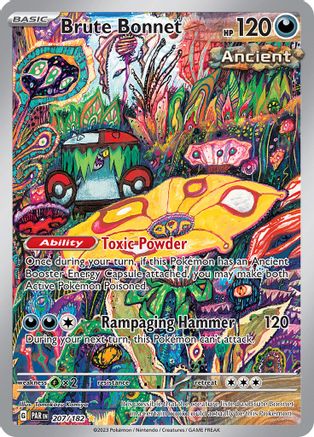 Brute Bonnet - 207/182 Holofoil [SV: Paradox Rift] Pokemon Single Pokémon