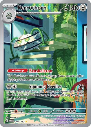 Ferrothorn - 209/182 Holofoil [SV: Paradox Rift] Pokemon Single Pokémon
