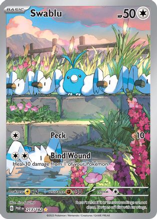 Swablu - 213/182 Holofoil [SV: Paradox Rift] Pokemon Single Pokémon