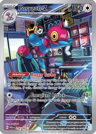 Porygon-Z - 214/182 Holofoil [SV: Paradox Rift] Pokemon Single Pokémon