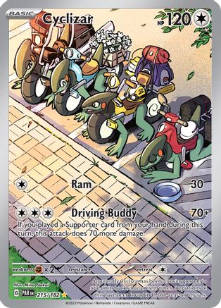 Cyclizar - 215/182 Holofoil [SV: Paradox Rift] Pokemon Single Pokémon