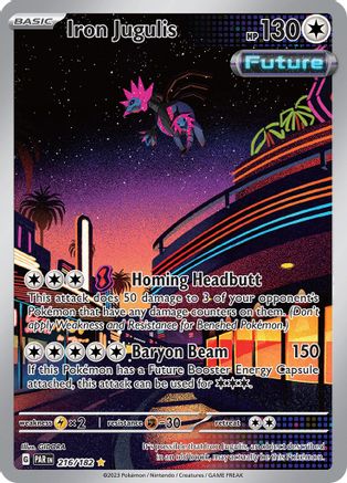 Iron Jugulis - 216/182 (216) - [SV: Paradox Rift] Holofoil Pokemon Single Pokémon