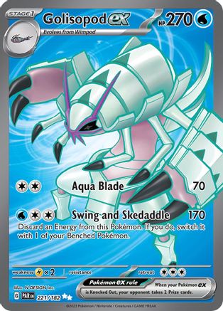Golisopod ex - 221/182 Holofoil [SV: Paradox Rift] Pokemon Single Pokémon