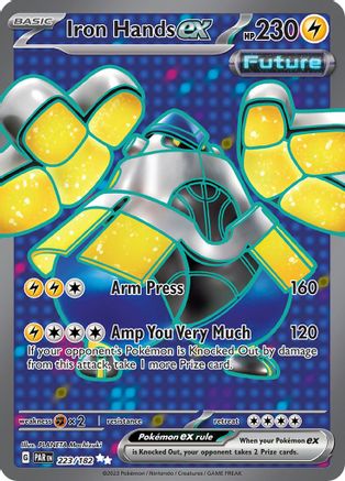Iron Hands ex - 223/182 (223) - [SV: Paradox Rift] Holofoil Pokemon Single Pokémon