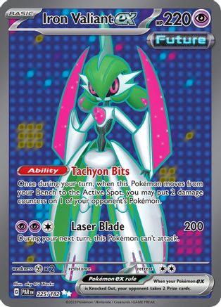Iron Valiant ex - 225/182 Holofoil [SV: Paradox Rift] Pokemon Single Pokémon