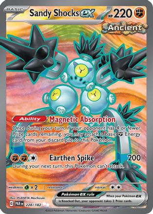 Sandy Shocks ex - 228/182 Holofoil [SV: Paradox Rift] Pokemon Single Pokémon
