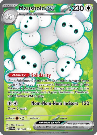 Maushold ex - 233/182 Holofoil [SV: Paradox Rift] Pokemon Single Pokémon