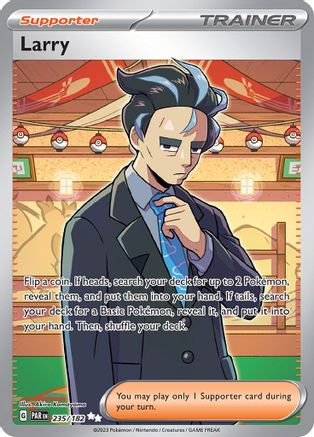 Larry - 235/182 Holofoil [SV: Paradox Rift] Pokemon Single Pokémon
