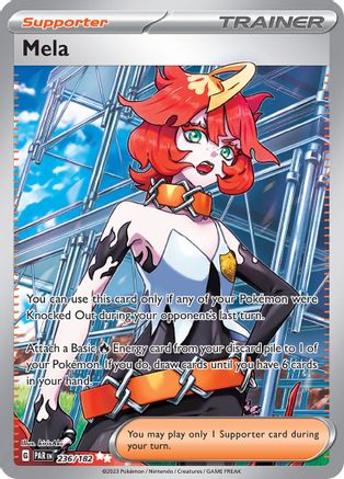 Mela - 236/182 (236) - [SV: Paradox Rift] Holofoil Pokemon Single Pokémon