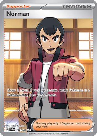 Norman - 237/182 Holofoil [SV: Paradox Rift] Pokemon Single Pokémon