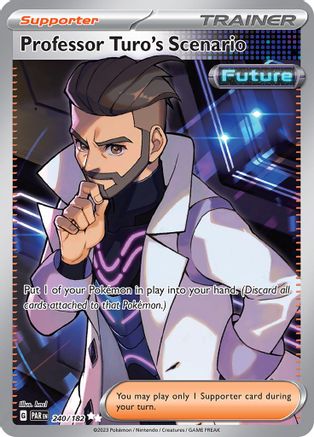 Professor Turo's Scenario - 240/182 Holofoil [SV: Paradox Rift] Pokemon Single Pokémon