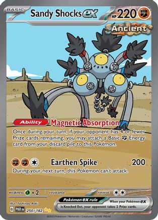 Sandy Shocks ex - 250/182 Holofoil [SV: Paradox Rift] Pokemon Single Pokémon