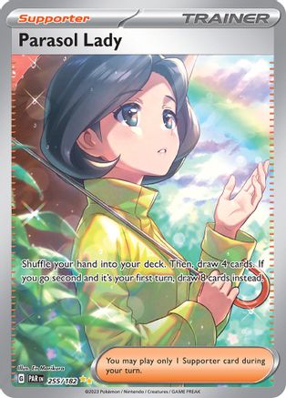 Parasol Lady - 255/182 Holofoil [SV: Paradox Rift] Pokemon Single Pokémon
