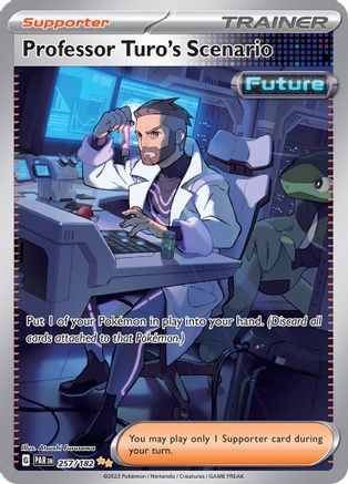Professor Turo's Scenario - 257/182 Holofoil [SV: Paradox Rift] Pokemon Single Pokémon