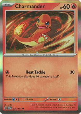 Charmander - 026/197 Holofoil [Misc: Cards & Products] Pokemon Single Pokémon