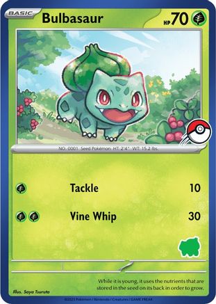 Bulbasaur (Blue Border) () [Misc: My First Battle] Pokemon Single Pokémon