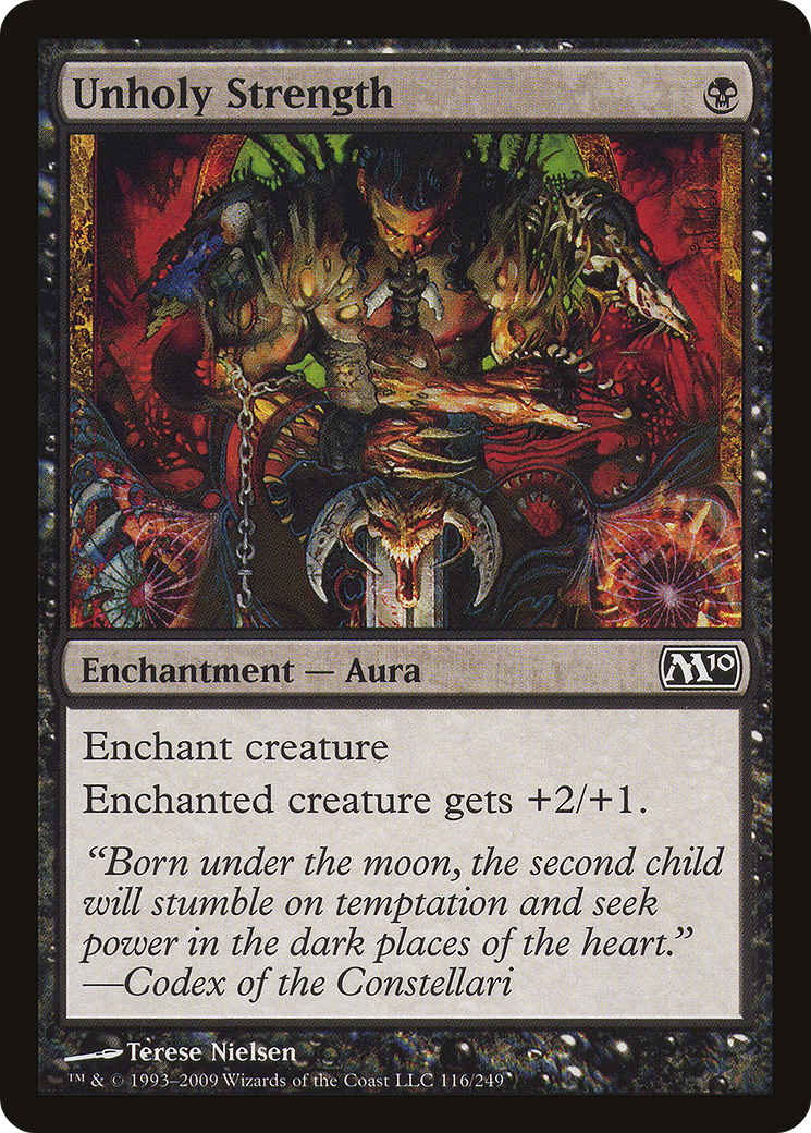 Unholy Strength (M10-116) [Magic 2010] MTG Single Wizards of the Coast