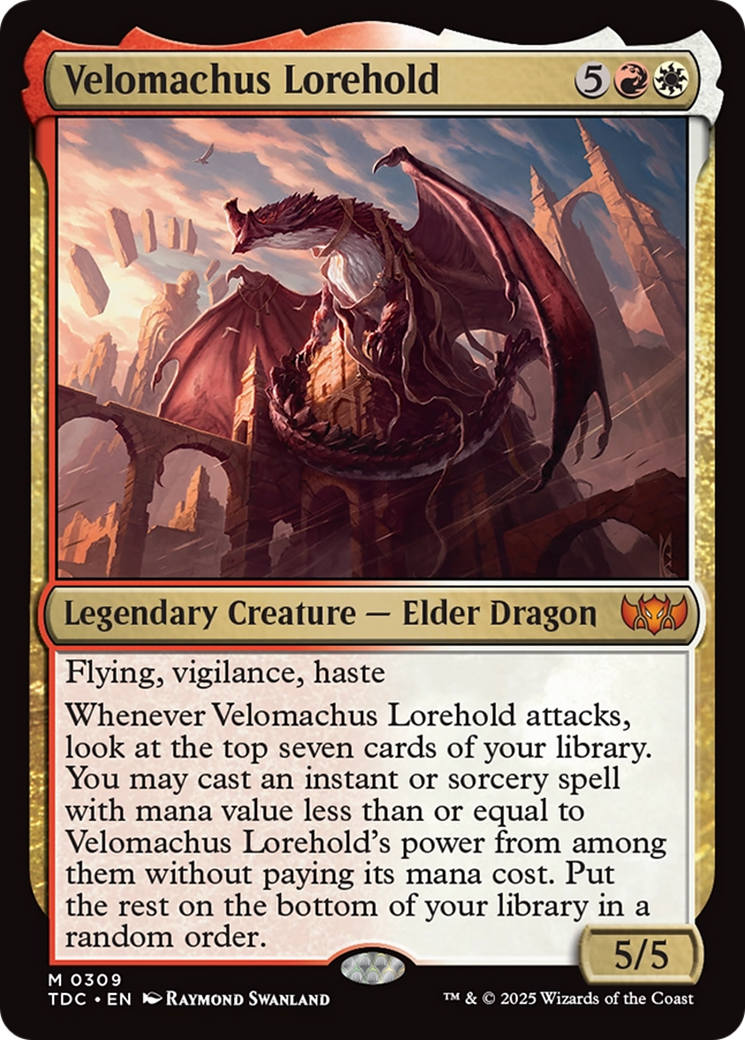 Velomachus Lorehold (TDC-309) [Commander: Tarkir: Dragonstorm] MTG Single Wizards of the Coast