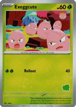 Exeggcute () [Misc: My First Battle] Pokemon Single Pokémon