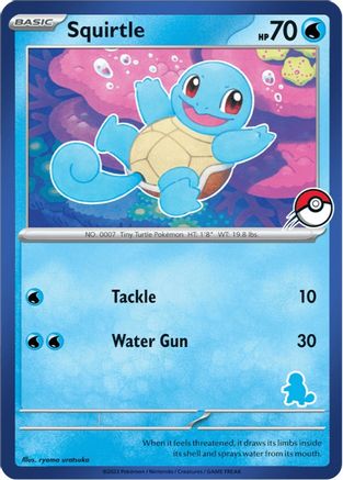 Squirtle (Blue Border) () [Misc: My First Battle] Pokemon Single Pokémon