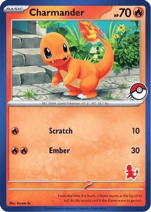Charmander (Blue Border) () [Misc: My First Battle] Pokemon Single Pokémon