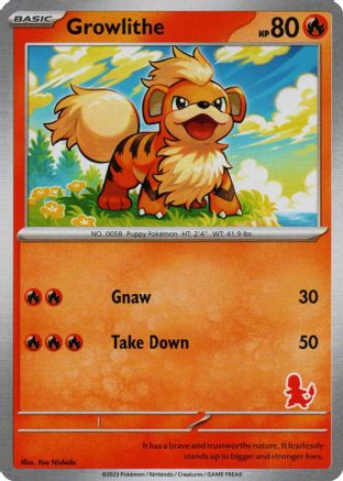 Growlithe () [Misc: My First Battle] Pokemon Single Pokémon