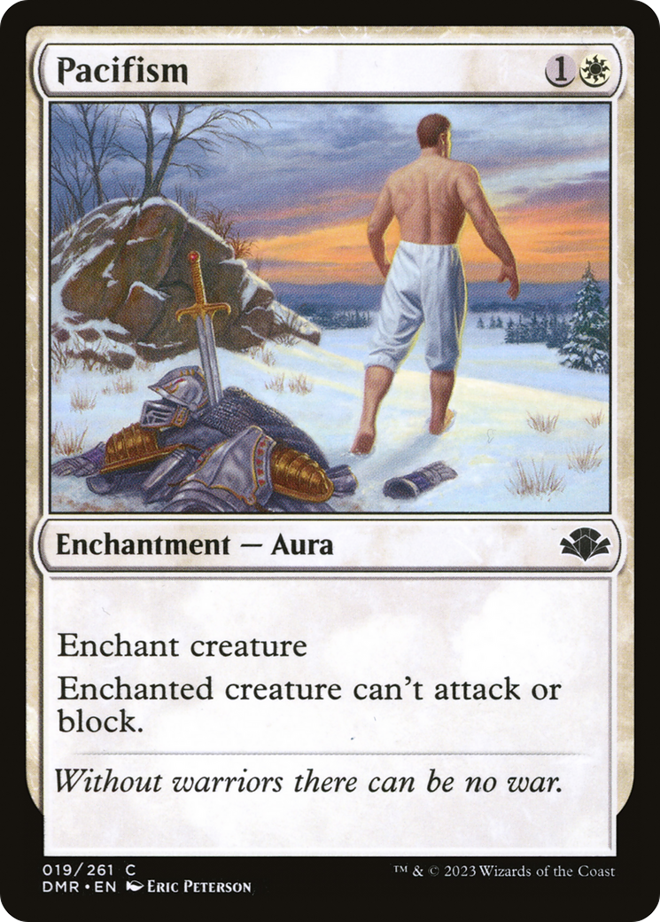 Pacifism [Dominaria Remastered] MTG Single Magic: The Gathering