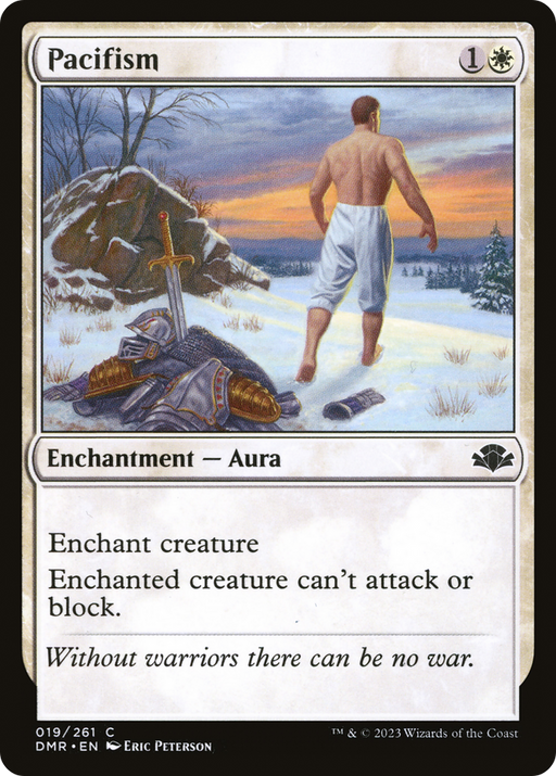 Pacifism (DMR-019) [Dominaria Remastered] Foil MTG Single Wizards of the Coast