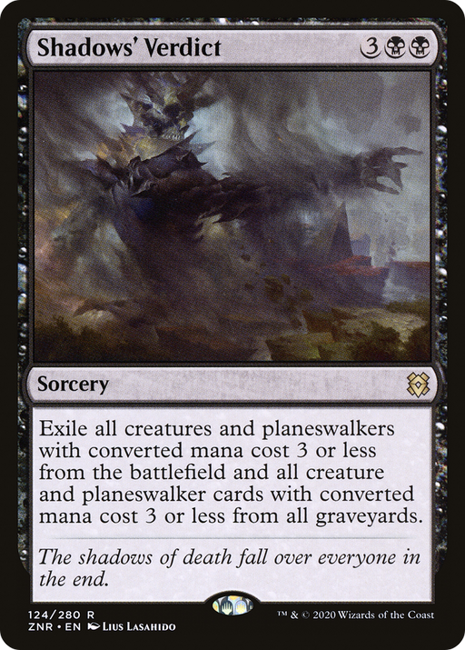 Shadows' Verdict (ZNR-124) [Zendikar Rising] Foil MTG Single Wizards of the Coast