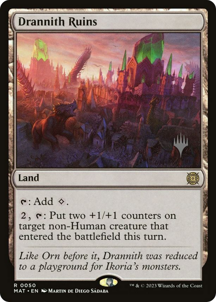 Drannith Ruins (PPLCI-050) [March of the Machine: The Aftermath Promos] MTG Single Wizards of the Coast