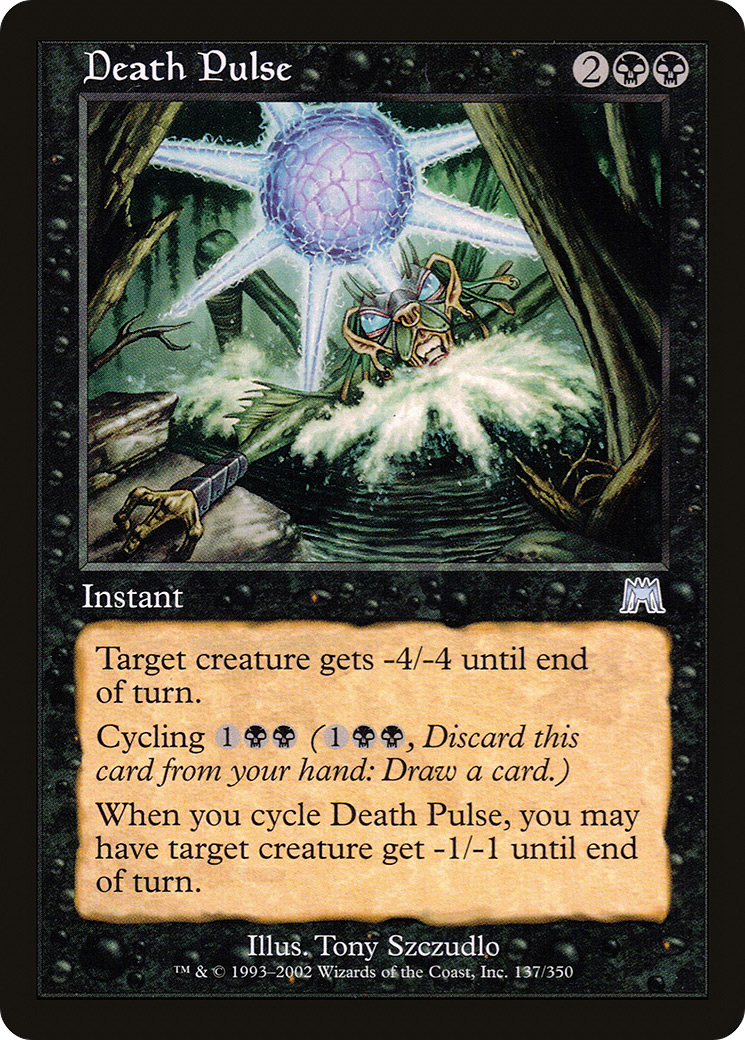 Death Pulse (ONS-137) [Onslaught] Foil MTG Single Wizards of the Coast