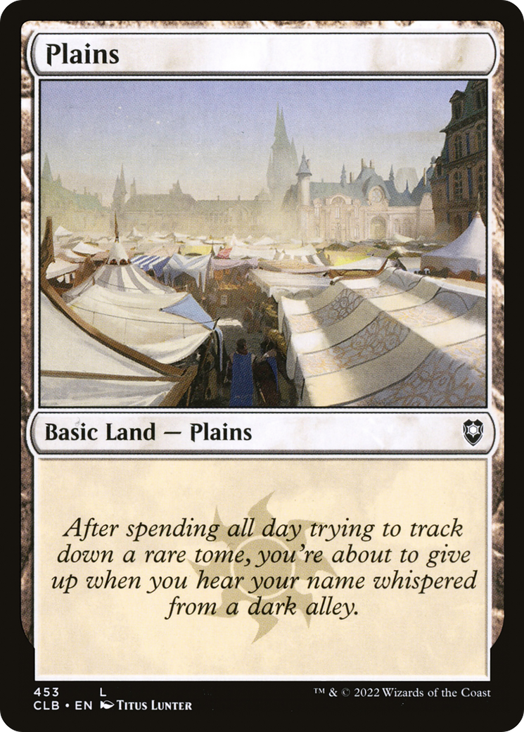Plains (CLB-453) [Commander Legends: Battle for Baldur's Gate] MTG Single Wizards of the Coast