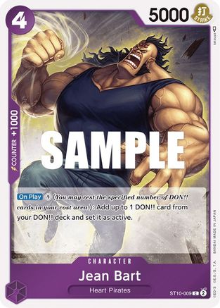 Jean Bart (ST10-009) [Ultra Deck: The Three Captains] Foil One Piece Single Bandai
