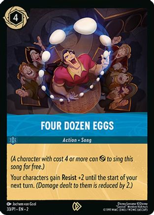 Four Dozen Eggs (33) [Disney Lorcana Promo Cards] Cold Foil Lorcana Single Disney