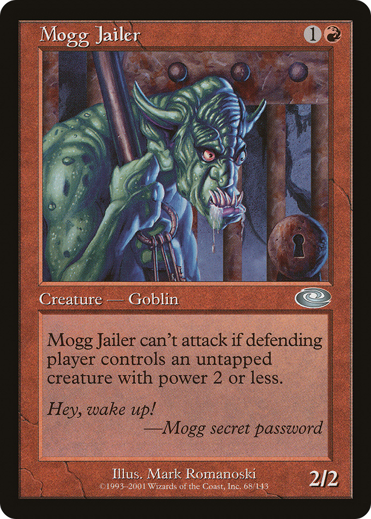 Mogg Jailer (PLS-068) [Planeshift] Foil MTG Single Wizards of the Coast