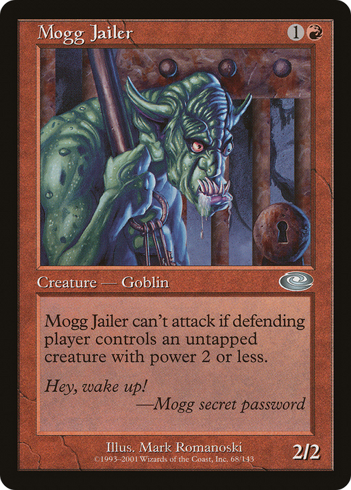 Mogg Jailer (PLS-068) [Planeshift] MTG Single Wizards of the Coast