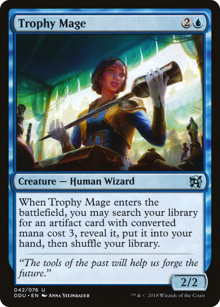 Trophy Mage (DDU-042) [Misc] Duel Decks: Elves vs. Inventors MTG Single Wizards of the Coast