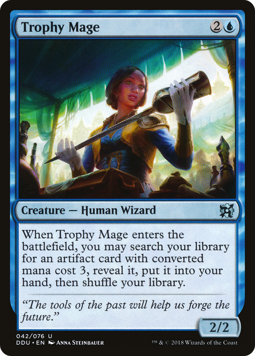 Trophy Mage (DDU-042) [Misc] Duel Decks: Elves vs. Inventors MTG Single Wizards of the Coast