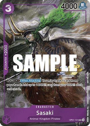 Sasaki (CS 2023 Event Pack) (OP01-101) [One Piece Promotion Cards] Foil One Piece Single Bandai