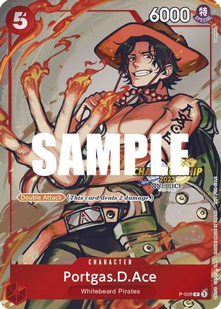 Portgas.D.Ace (CS 2023 Event Pack) (P-028) [One Piece Promotion Cards] Foil One Piece Single Bandai