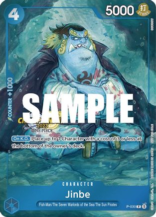 Jinbe (CS 2023 Event Pack) (P-030) [One Piece Promotion Cards] Foil One Piece Single Bandai