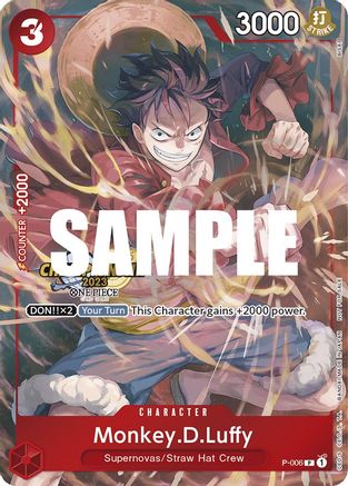 Monkey.D.Luffy (CS 2023 Celebration Pack) [One Piece Promotion Cards] One Piece Single Bandai