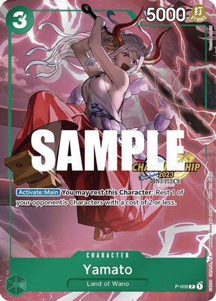 Yamato (CS 2023 Celebration Pack) (P-008) [One Piece Promotion Cards] Foil One Piece Single Bandai