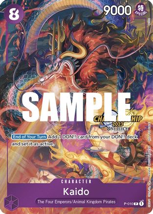 Kaido (CS 2023 Celebration Pack) (P-010) [One Piece Promotion Cards] Foil One Piece Single Bandai